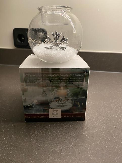 Rivièra Maison Snowflake Theelichthouder, Diversen, Kerst, Gebruikt, Ophalen of Verzenden