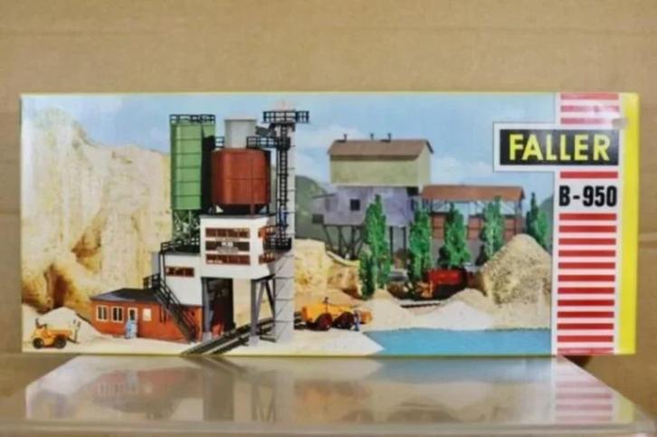 Faller B-950 HO beton / cement fabriek NIEUW in poly-bag, Hobby en Vrije tijd, Modeltreinen | H0, Nieuw, Brug, Tunnel of Gebouw