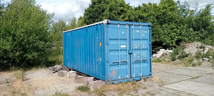 20ft container zgan, Zakelijke goederen, Machines en Bouw | Keten en Containers, Ophalen