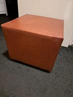 Poef / Bijzettafel 50x50x45cm, Ophalen, Gebruikt, Vierkant, 50 tot 75 cm