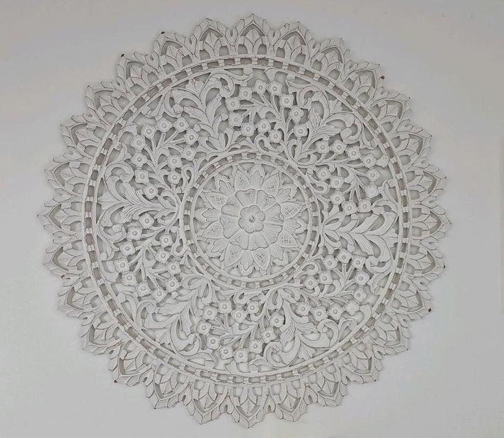 Houten Wanddecoratie - Prachtig houtsnijwerk 121cm, Huis en Inrichting, Woonaccessoires | Wanddecoraties, Ophalen