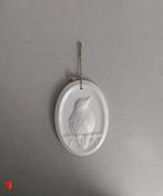 Vintage hanger met vogel in reliëf scandinavische stijl, Ophalen of Verzenden, Zo goed als nieuw