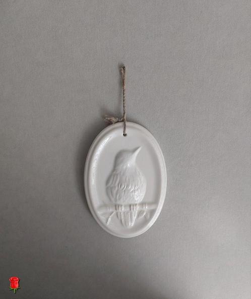 Vintage hanger met vogel in reliëf scandinavische stijl, Huis en Inrichting, Woonaccessoires | Wanddecoraties, Zo goed als nieuw