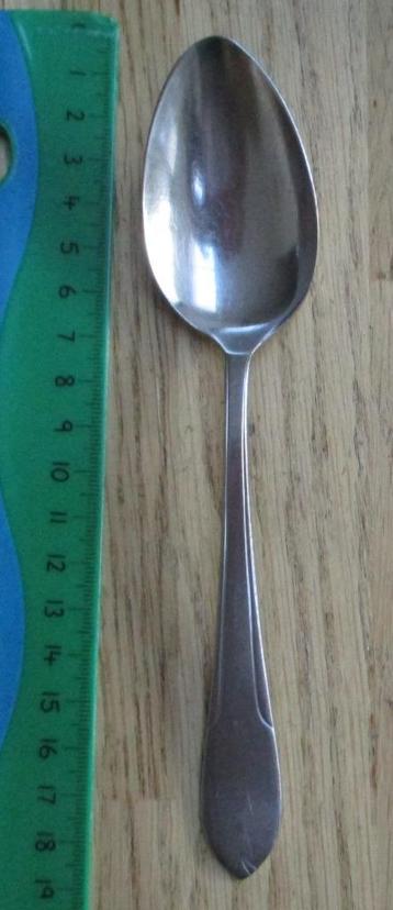 Vintage pakometa lepel 17,8cm 35gram dessertlepel  beschikbaar voor biedingen