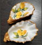 Decoratie oester schelpen goud met fruit citroen bramen bes, Sieraden, Tassen en Uiterlijk, Ophalen of Verzenden, Nieuw