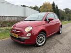 Fiat 500C 0.9 TwinAir Lounge / LEER / AIRCO / 110dkm! NAP!, Euro 5, 86 pk, Gebruikt, Cabriolet