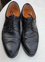 Zwarte leren nette herenschoenen Van Lier maat 47 ofwel 12, Zwart, Van Lier, Ophalen of Verzenden, Gedragen