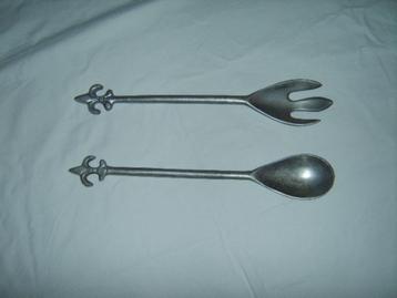 Vintage Sla Bestek Slabestek Aluminium Franse Lelie beschikbaar voor biedingen