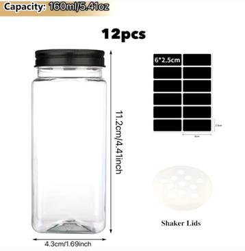 Kruidenpotjes 12 stuks nieuw in verpakking! beschikbaar voor biedingen