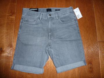 Nieuwe korte grijze jeans (slim fit), H&M, maat 28 beschikbaar voor biedingen