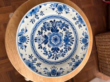 Delfs blauw wandbord beschikbaar voor biedingen