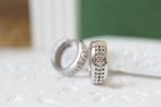 Zinzi Zilveren Bewerkte Bolletjes Creolen, Sieraden, Tassen en Uiterlijk, Oorbellen, Ophalen of Verzenden, Zo goed als nieuw, Knopjes of Stekers
