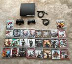 Playstation 3 slim 250 gb +26 spellen, Spelcomputers en Games, Spelcomputers | Sony PlayStation 3, Met games, Met 2 controllers