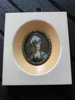 Miniatuur Schilderij Dame, Ophalen of Verzenden