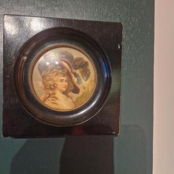 Vintage Prentje in Lijstje beschikbaar voor biedingen