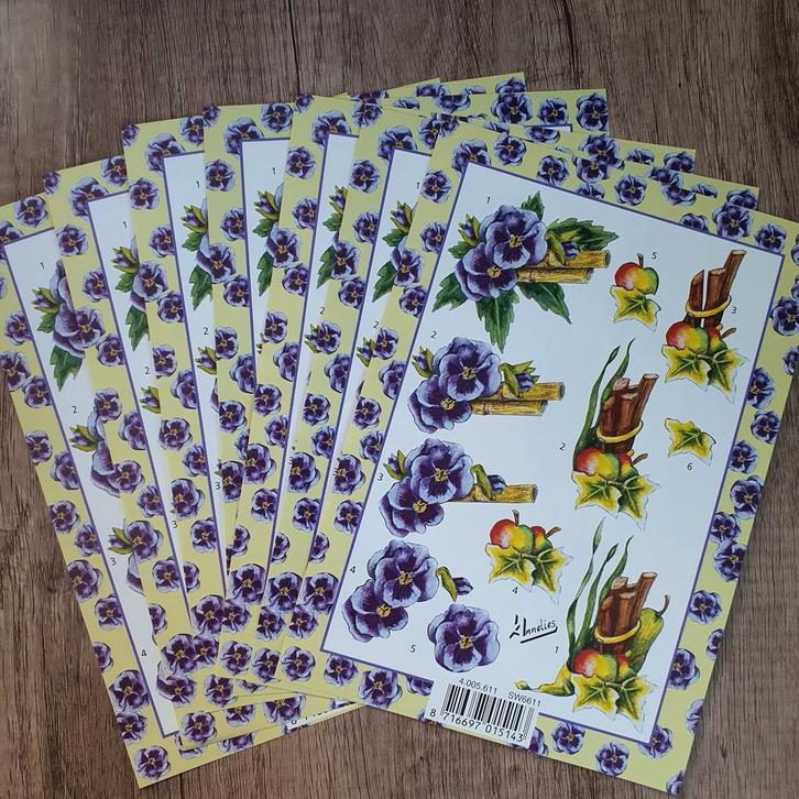 Knipvellen voor 3D - Bloemen en Meer A5., Hobby en Vrije tijd, Scrapbooking, Nieuw, Papier of Karton, Overige merken, Ophalen of Verzenden