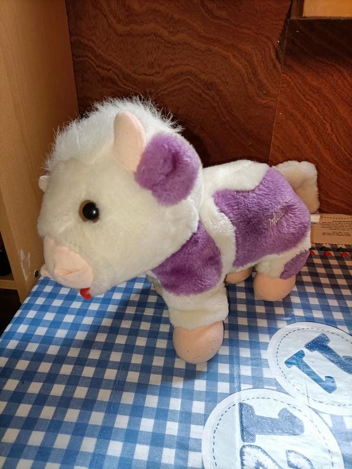 Milka koe knuffel 30 cm, Kinderen en Baby's, Speelgoed | Knuffels en Pluche, Koe, Ophalen of Verzenden
