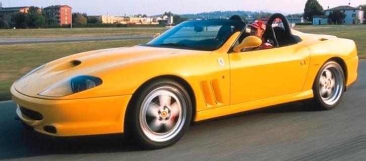 Ferrari 550 Barchetta Geel 1:18 BBR1874B BBR PRE-ORDER, Hobby en Vrije tijd, Modelauto's | 1:18, Nieuw, Auto, Overige merken, Ophalen of Verzenden