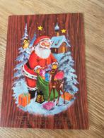 Kerstman met cadeautjes en hertje, Verzenden, Gelopen