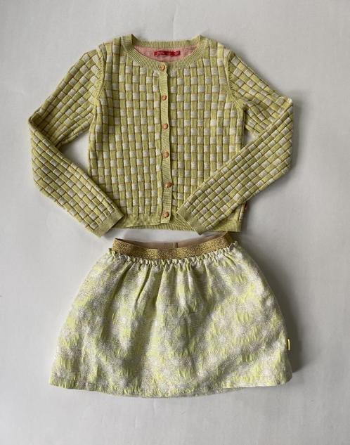 Prachtig Oilily rokje geel met goudkleurige details (128/134, Kinderen en Baby's, Kinderkleding | Maat 128, Zo goed als nieuw
