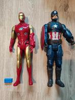 Marvel Actiefiguren Captain America en Iron Man, Ophalen of Verzenden, Zo goed als nieuw