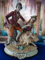 Prachtig Italiaans porseleinen beeld, Ophalen of Verzenden, Zo goed als nieuw, Mens