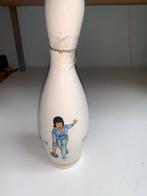 Porseleinen Fles Bowling Pin Cognac Vintage jaren '70 80, Ophalen of Verzenden, Gebruikt, Overige typen