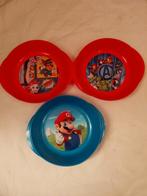 Nieuwe kinderbordjes - Paw Patrol, Avengers, Mario, Ophalen, Nieuw