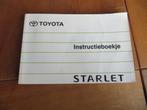Instructieboek Toyota Starlet 1996, Ophalen of Verzenden