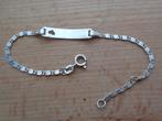 zilveren baby/kinder naam armband met hartje [682], Verzenden, Zo goed als nieuw, Zilver, Zilver