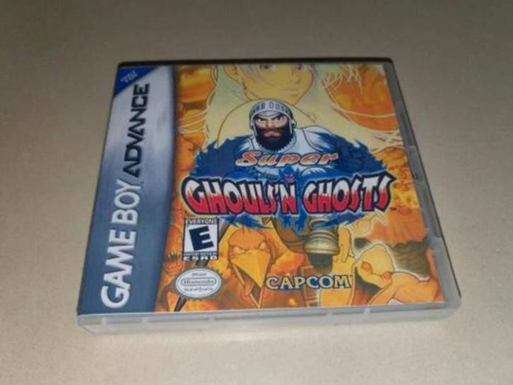 Super Ghouls 'N Ghosts Game Boy Advance GBA Game Case, Spelcomputers en Games, Games | Nintendo Game Boy, Zo goed als nieuw, Avontuur en Actie