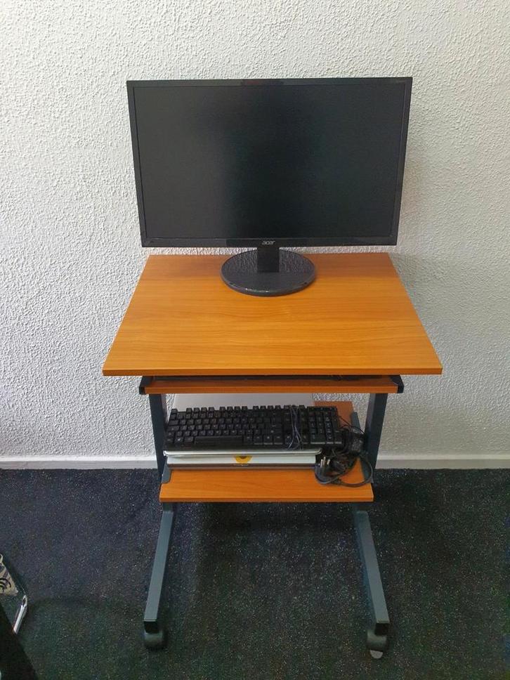 Complete Computer Set: Tafel, Scherm, Keyboard, Muis, Huis en Inrichting, Kasten | Computermeubels, Gebruikt, 70 tot 120 cm, 70 tot 120 cm
