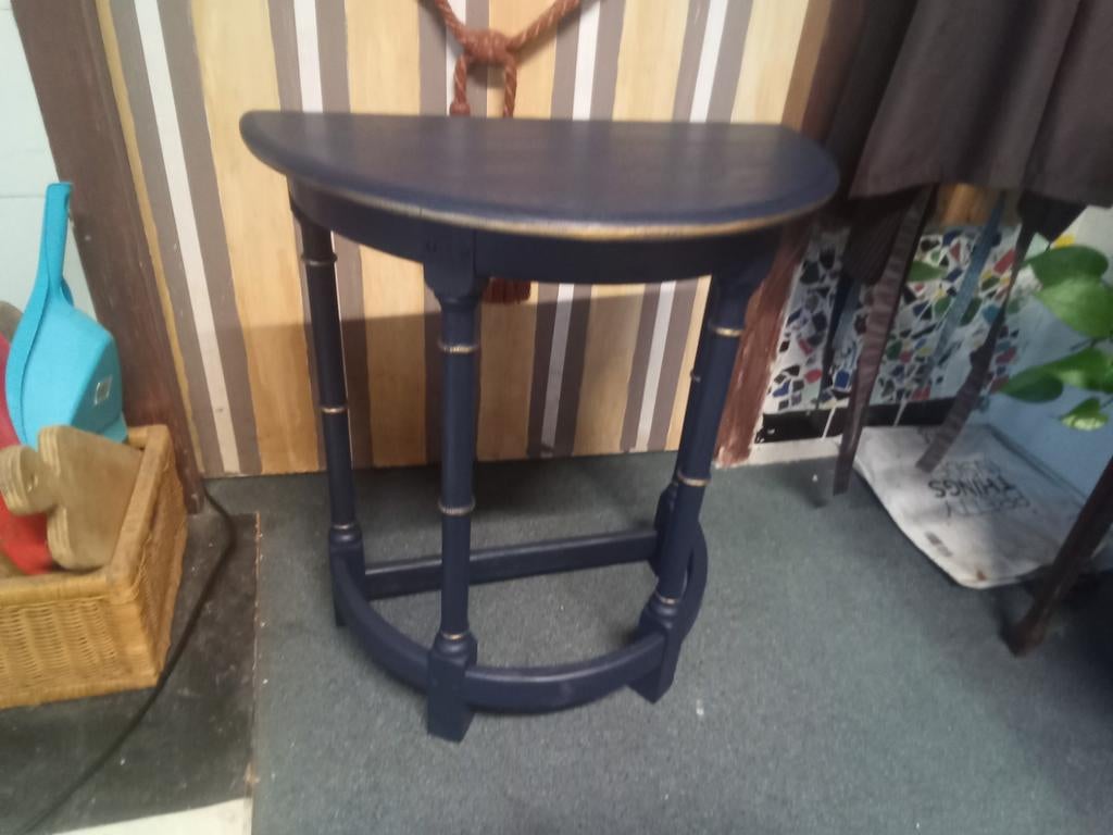 Hele mooie bijzettafel 67 h 60 br 33 db, Ophalen of Verzenden, Zo goed als nieuw, Rechthoekig, 45 tot 60 cm