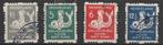 R82-R85  1929 Vierz, roltanding kind, Ophalen of Verzenden, T/m 1940, Gestempeld