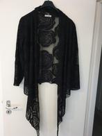 Magna zwarte bolero rozenmotief maat: 52/54., Kleding | Dames, Grote Maten, Zwart, Trui of Vest, Nieuw, Ophalen of Verzenden