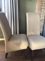 2 eetkamer stoelen, Huis en Inrichting, Stoelen, Ophalen, Hout, Gebruikt, Twee