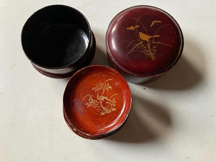 Antieke Japanse onderzetters., Antiek en Kunst, Antiek | Servies los, Ophalen of Verzenden