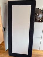 Boxspring, zwart (2 stuks), Ophalen, Gebruikt, 90 cm, Zwart