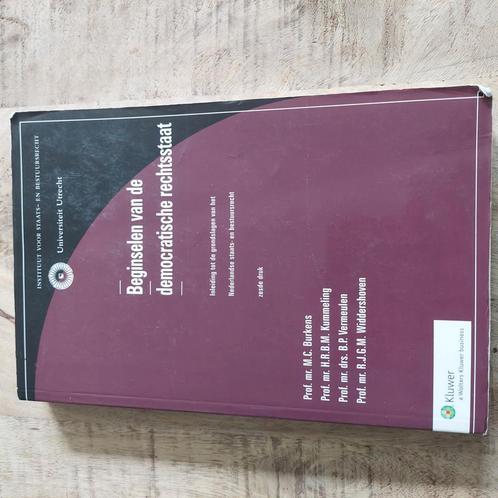 Beginselen van de democratische rechtsstaat, Boeken, Wetenschap, Zo goed als nieuw, Ophalen of Verzenden