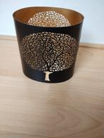 Nieuw metalen kaarsen kandelaar met boom, Zwart, Nieuw, Ophalen of Verzenden, Metaal