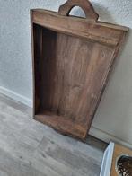 Dienblad sober XXL oud hout, Huis en Inrichting, Ophalen, Zo goed als nieuw, Hout