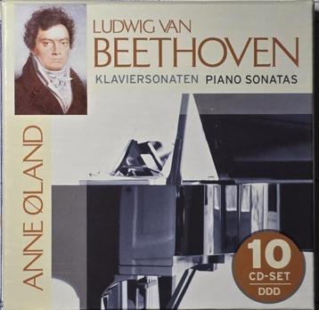 Beethoven - Klavier Sonatas - Anne Øland - 10 CD Boxset beschikbaar voor biedingen