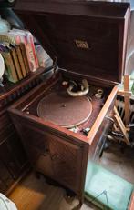 HMV Model 157 Grammofoon - plus 100+ 78 toerenplaten, Audio, Tv en Foto, Platenspelers, Ophalen, Gebruikt, Platenspeler, Overige merken
