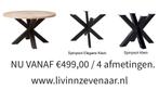 EIKEN ROND - VANAF € 499,00 - LIVINN ZEVENAAR, Nieuw, Eikenhout, 100 tot 150 cm, 100 tot 150 cm