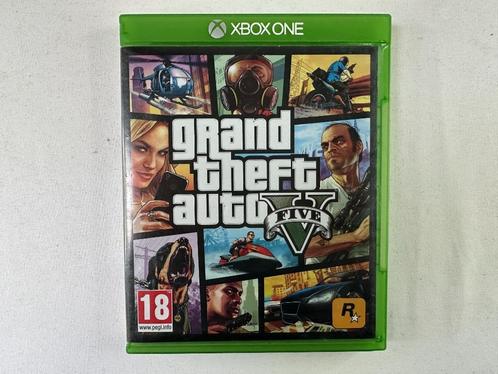 GTA V - Grand Theft Auto 5 + Poster Xbox One, Spelcomputers en Games, Games | Xbox One, Gebruikt, Avontuur en Actie, 1 speler
