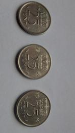 25 cent 3x Wilhelmus kwartje 1948, Postzegels en Munten, Munten | Nederland, Ophalen, Koningin Wilhelmina, 25 cent, Losse munt