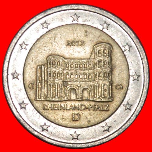 Ⰶ RHINELAND: GERMANY 2 EUROS 2017G BADEN-WUERTTEMBERG NON-PH, Postzegels en Munten, Munten | Europa | Euromunten, Losse munt, 2 euro