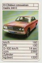 C129 autokaartje datsun D4 cedric 240 c, Ophalen of Verzenden, Zo goed als nieuw, Auto's