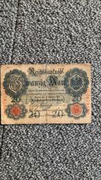 Duitsland 20 mark 1914, Postzegels en Munten, Bankbiljetten | Europa | Niet-Eurobiljetten, Ophalen of Verzenden, Duitsland