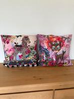 2 Melli Mello Kussens - Prachtig Design, Huis en Inrichting, Ophalen of Verzenden, Zo goed als nieuw, Overige kleuren, Vierkant